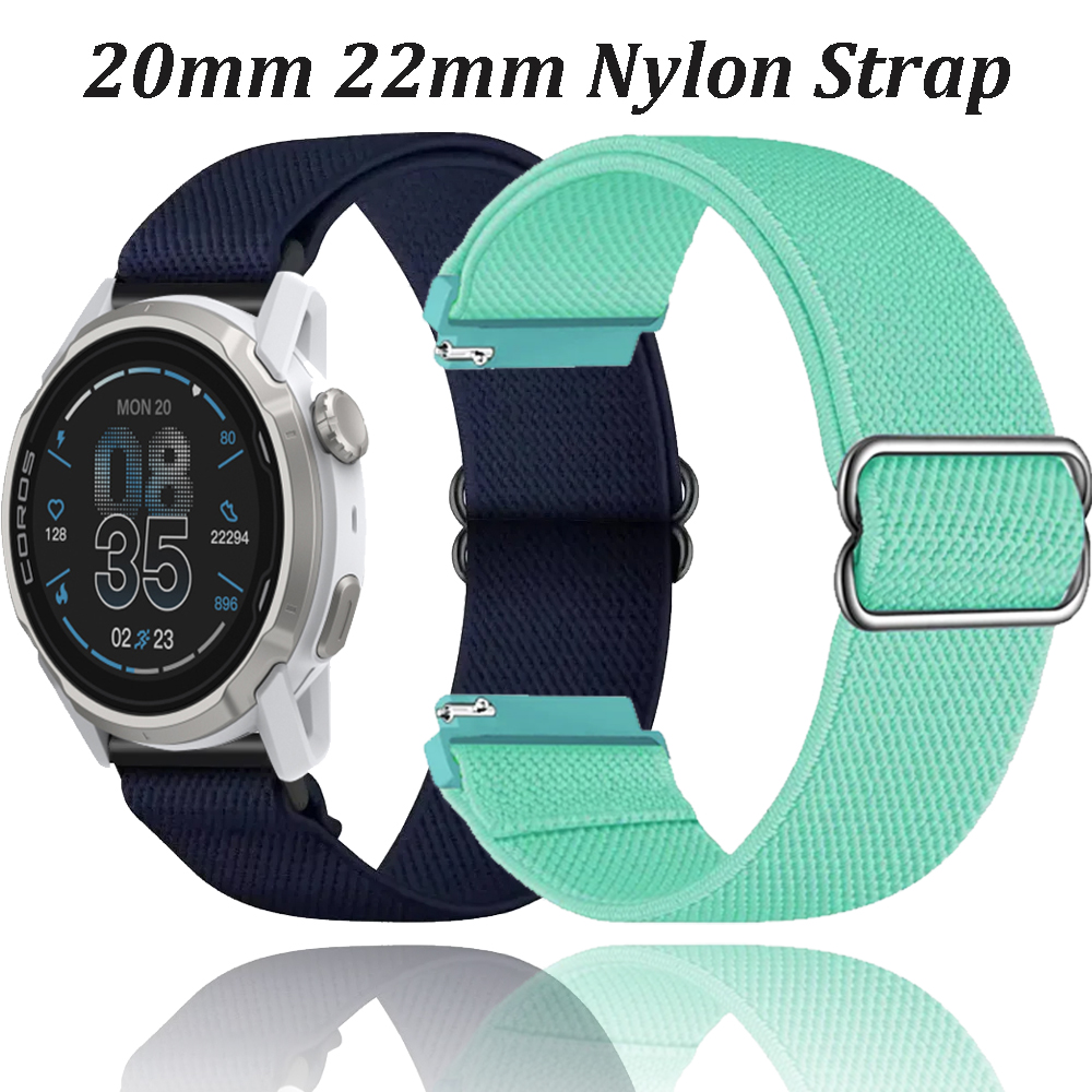 20mm 22mm Nylon Strap For COROS APEX 46mm PACE 3/2 Wristband For CMF 3-2-1 Pro For Suunto 3/Ocean/Vertical 2-1 Race 2-1/S Correa