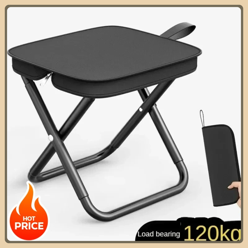 2026 Ultra Light Folding Chair Convenient Portable Fishing Stool Outdoor Camping Picnic Travel Lightweight Seat