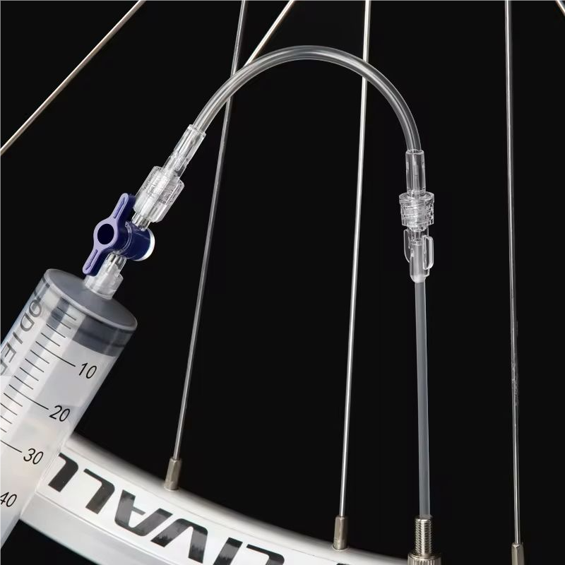 Bicycle Tubeless Tire Liquid Injection Tool 60ml Tire Tubeless Sealant Injector Oil Mineral Change Tool For Bike Repair Tools