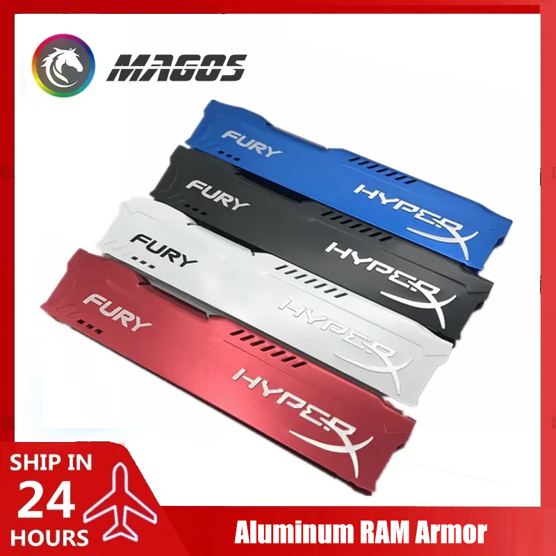 Computer Memory Cooler Radiator RAM. Heatsink for DDR2 DDR3 DDR4 Ram Amor Vest, 4 Colors