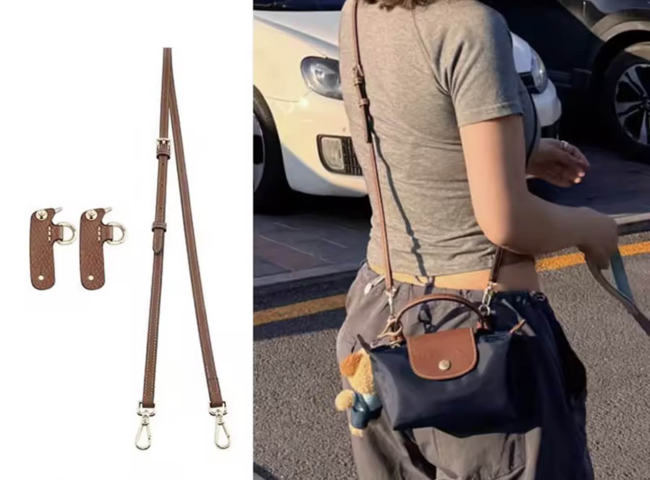 Ladies Side Mini Long Champ Bag