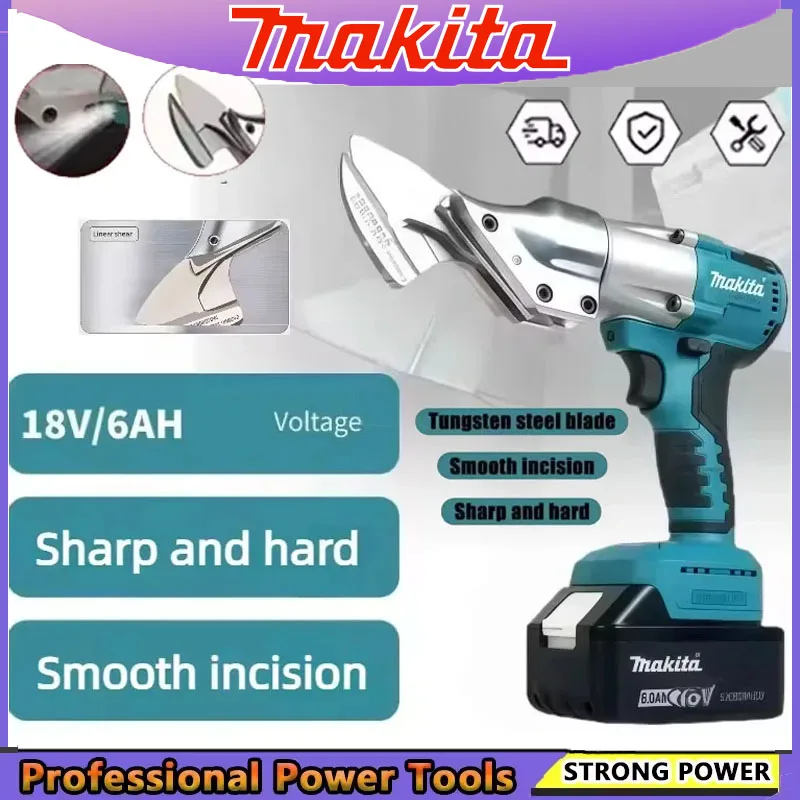 Makita Scissors Cutting Tools Cordless Iron Sheet Brushless Electric Scissors Rechargeable Metal Sheet Shear Fit 20V Battery