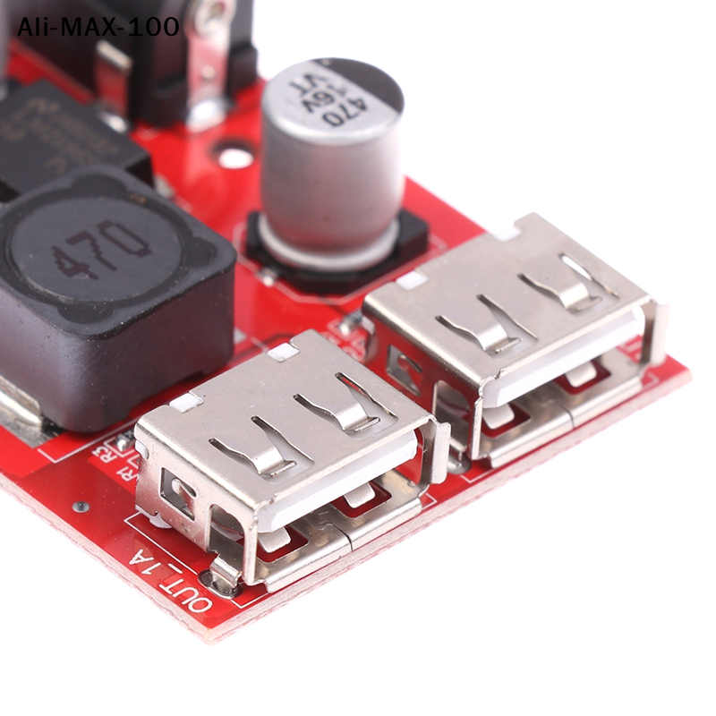 【Rw】1Pc DC3A Voltage Regulate Power Module Double USB Charge DC-DC Step-down Converter 9V 12V 24V 36V To 5V3A Car Charging Solar