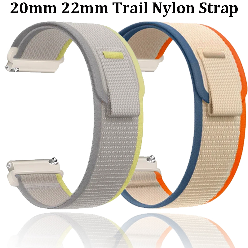 20mm 22mm Trail Nylon Strap for COROS APEX 4 42mm/2 Pro/PACE Pro Sports Comfortable Adjustable for Suunto Vertical 2/Run/Race 2