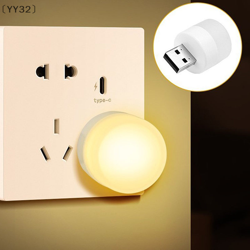〔YY32〕 USB LED Light Usb Lamp Portable Round Light Eye Protection Reading Light Computer Reading Lamp
