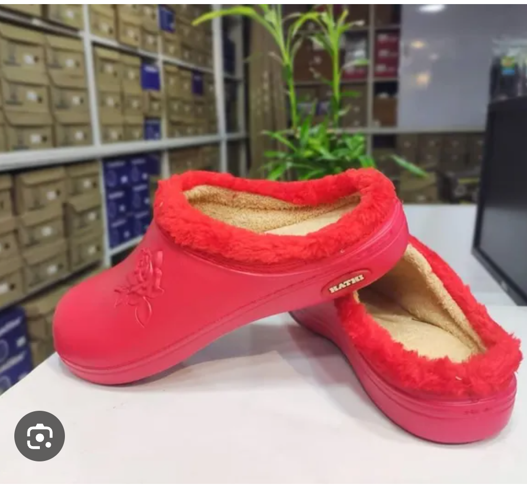 Winter Inner Fur Slippers For Women