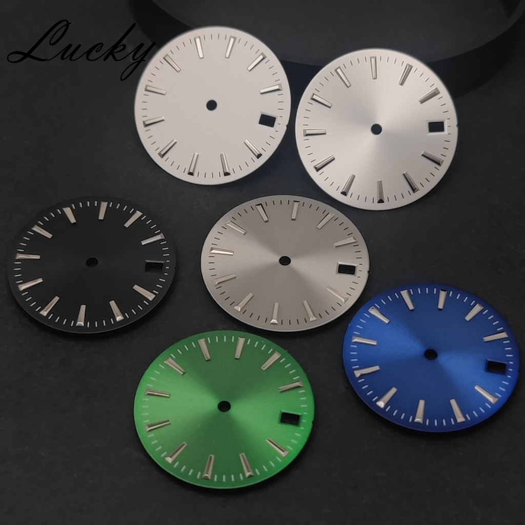 High Quality 28.5mm NH35 Dial SUB Stripes Single Calendar Watch Dial Fit NH35 NH36 Movement Dial Watch Accessories