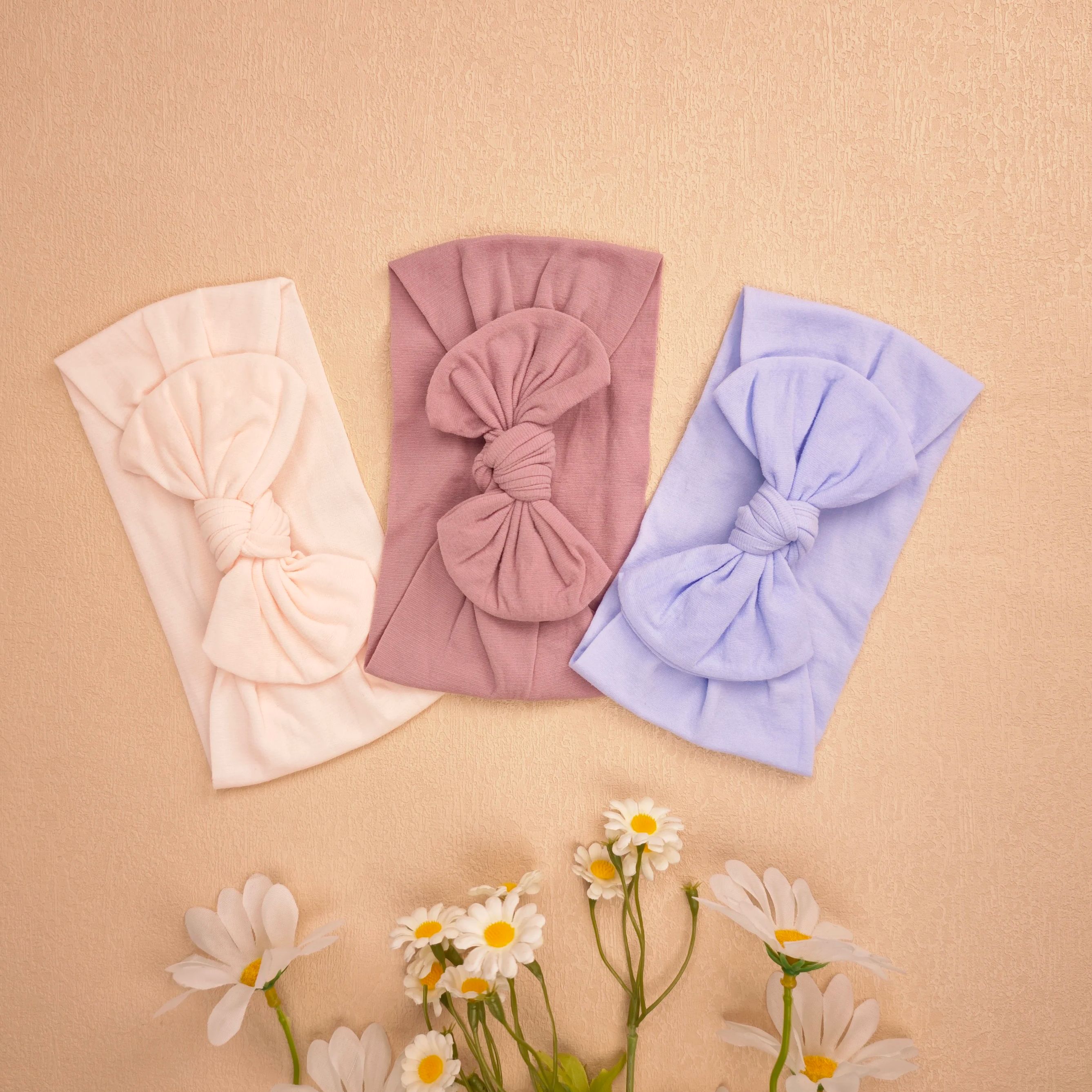 Sweet Bowknot Baby Headband Soft Elastic Newborn Baby Boys Girls Hairband Headwear Kids Hair Accessories