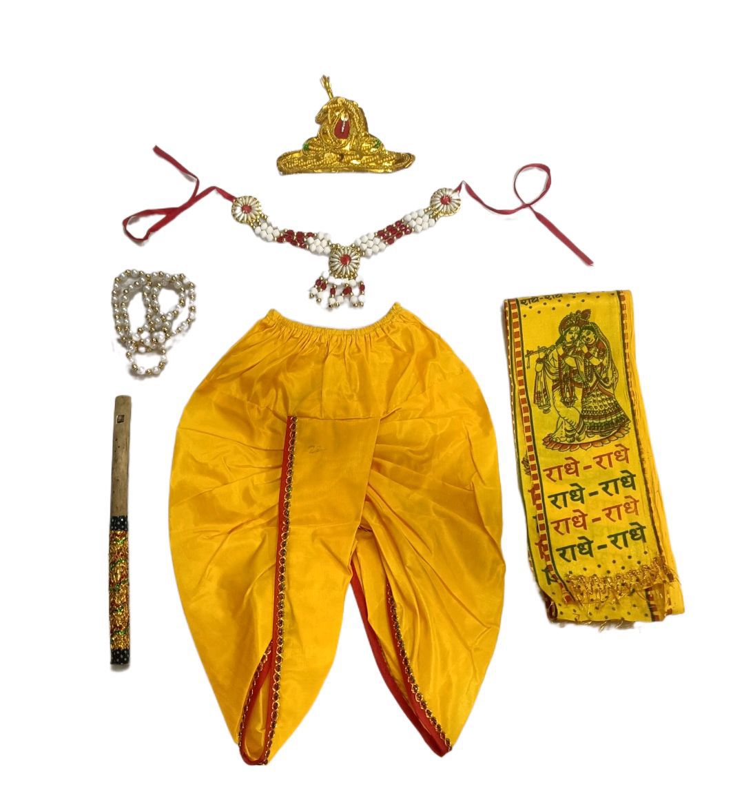 New Design Krishna Dress Set (Pack of 6) Size - 0 months to 15 years