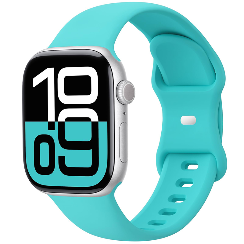 Silicone Straps For Apple Watch Band Ultra 2 49mm 44mm 45mm 40mm 41mm 46/42mm sport bracelet correa iwatch series 9 8 7 6 5 4 10