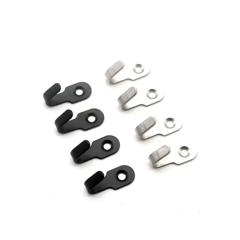 5-10pcs Stainless steel coat hook black hook bathroom toilet coat hook door back coat hook wall hook hook