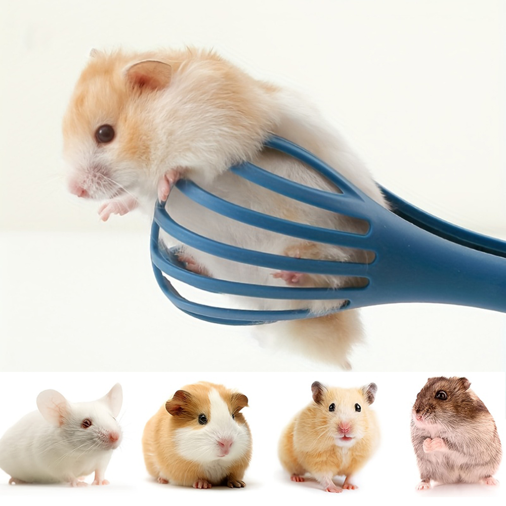 1Pc Hamster Grip Clamp - Heavy-Duty Small Animal Handler With Long Non-Bite Proof Handle, Safe Hamster / Mouse Catcher For Cage