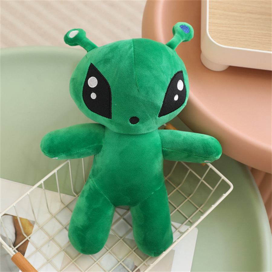 30cm Green Alien Plush Toy Anime Tentacled Horn Alien Monsters Horror Doll Boys Girls Soft Toys Stuffed Throw Pillow kids