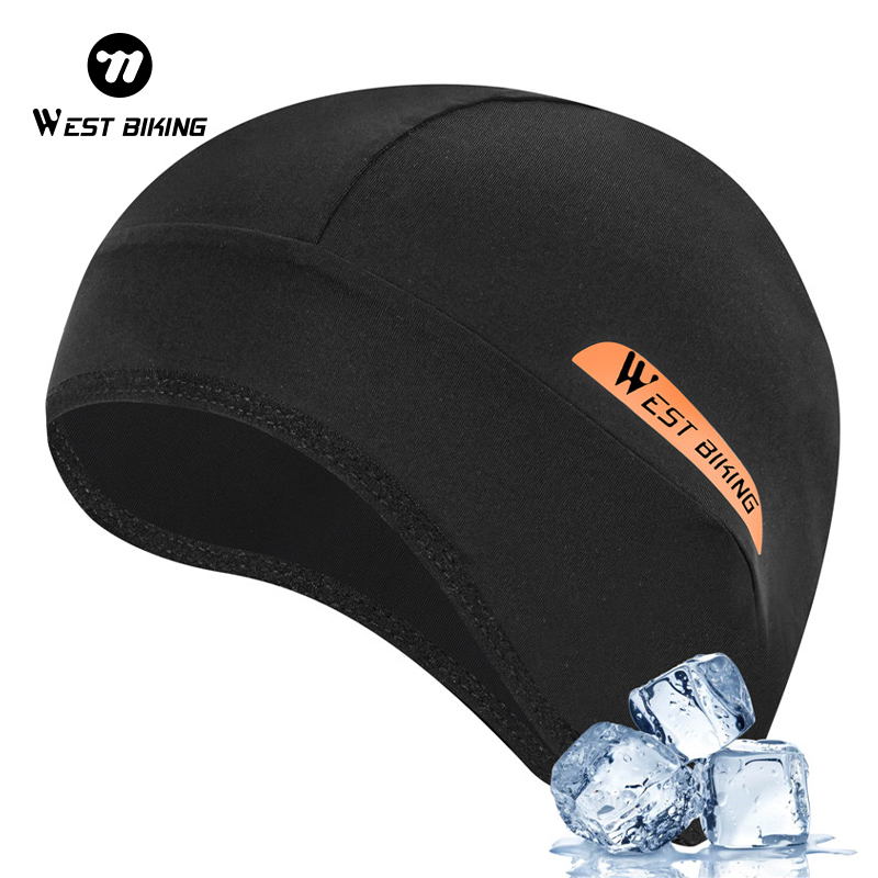 WEST BIKING Summer Cycling Cap Anti-UV Motorcycle Balaclava Ice Silk Sun Protection Sports Headwear Outdoor Bicycle Fishing Hat