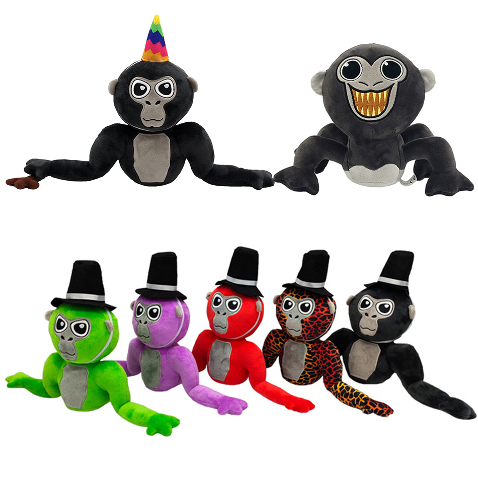 Hot Selling Gorilla Tag Monke Plush Toy Cute Soft Stuffed Cartoon Anime Home Decoration Dolls Kawaii Pillow Birthday