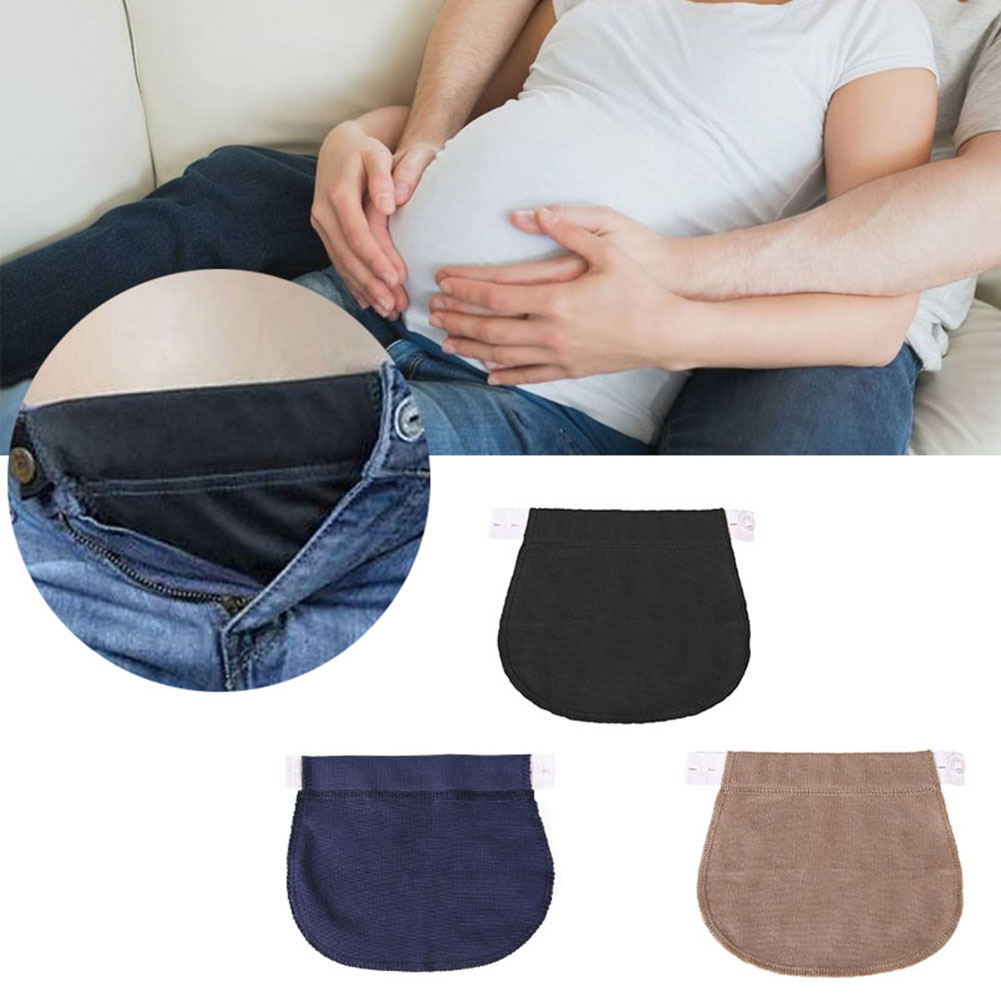 Women Adjustable Elastic Maternity Pregnancy Waistband Belt Waist Extender Clothing Pants for Pregnant Sewing Accessories