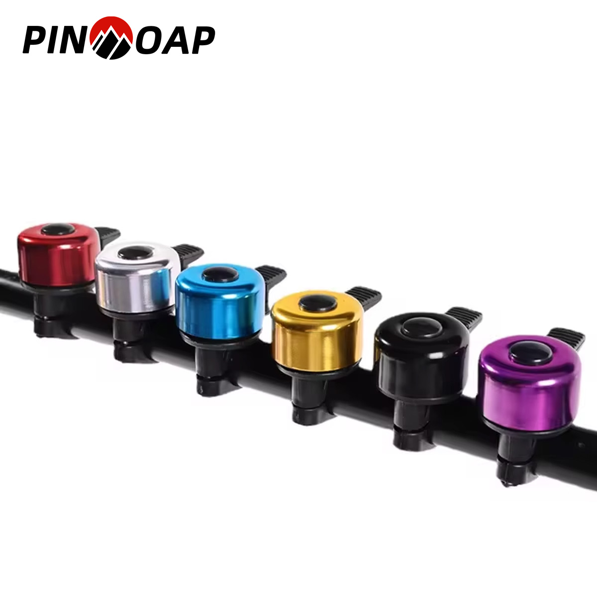 Multicolor Bicycle Bell Aluminum Alloy Cycling Handlebar Horn Ring For Mountain Bike Bicycle Horn Waterproof Horn Mini Speaker