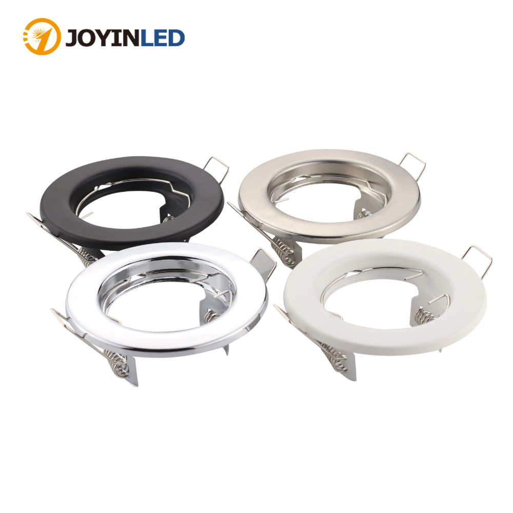 5pcs Square Recessed Spot LED Double Heads Frame GU10 MR16 Lamp Holder LED Down Light for Home Indoor Lighting Fixture