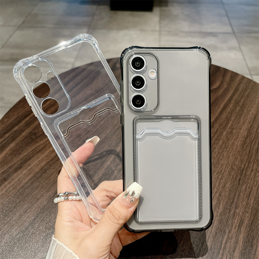 Shockproof Clear Card Slot Case For A57 A37 A27 A07 A17 A15 A14 A26 A25 A24 A36 A35 A34 A55 A54 A56 Soft Cover