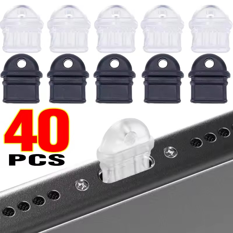 1-60Pcs DIY Dust Plugs USB Type C Charging Port Anti Dust Plug Stopper PVC Dustplugs Stopper Cap for iPhone Samsung Xiaomi Honor