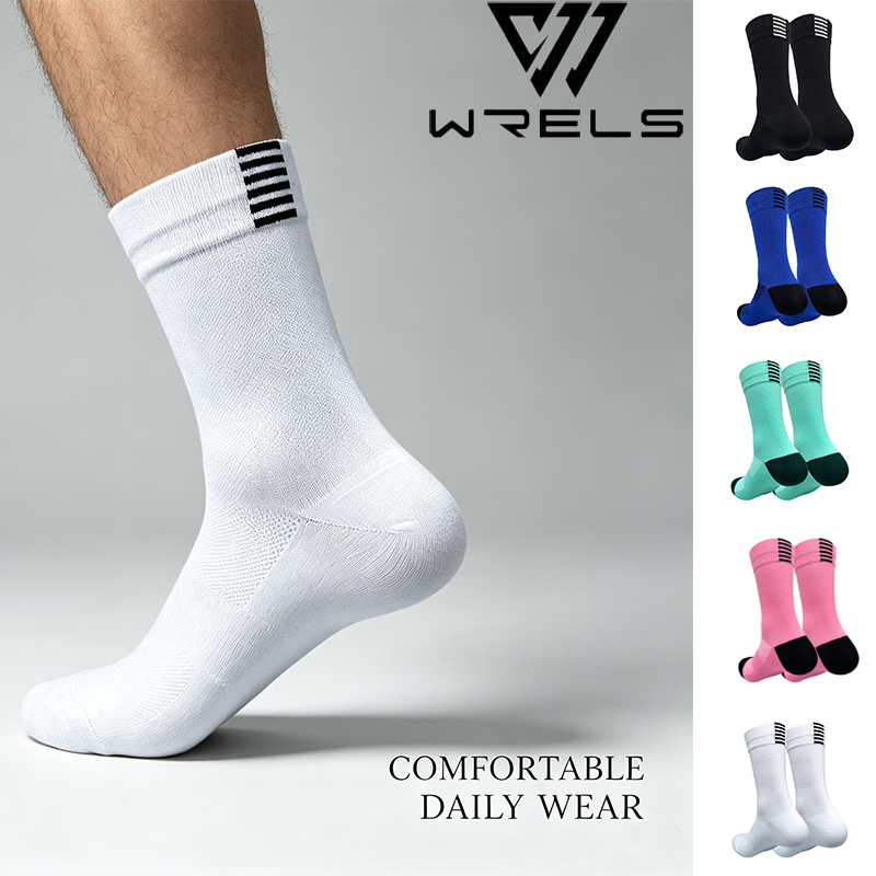 Sports Knee High Socks Quick Dry Durable Comfortable Cycling Running Socks Professional Breathable Outdoor Bicycle Socks