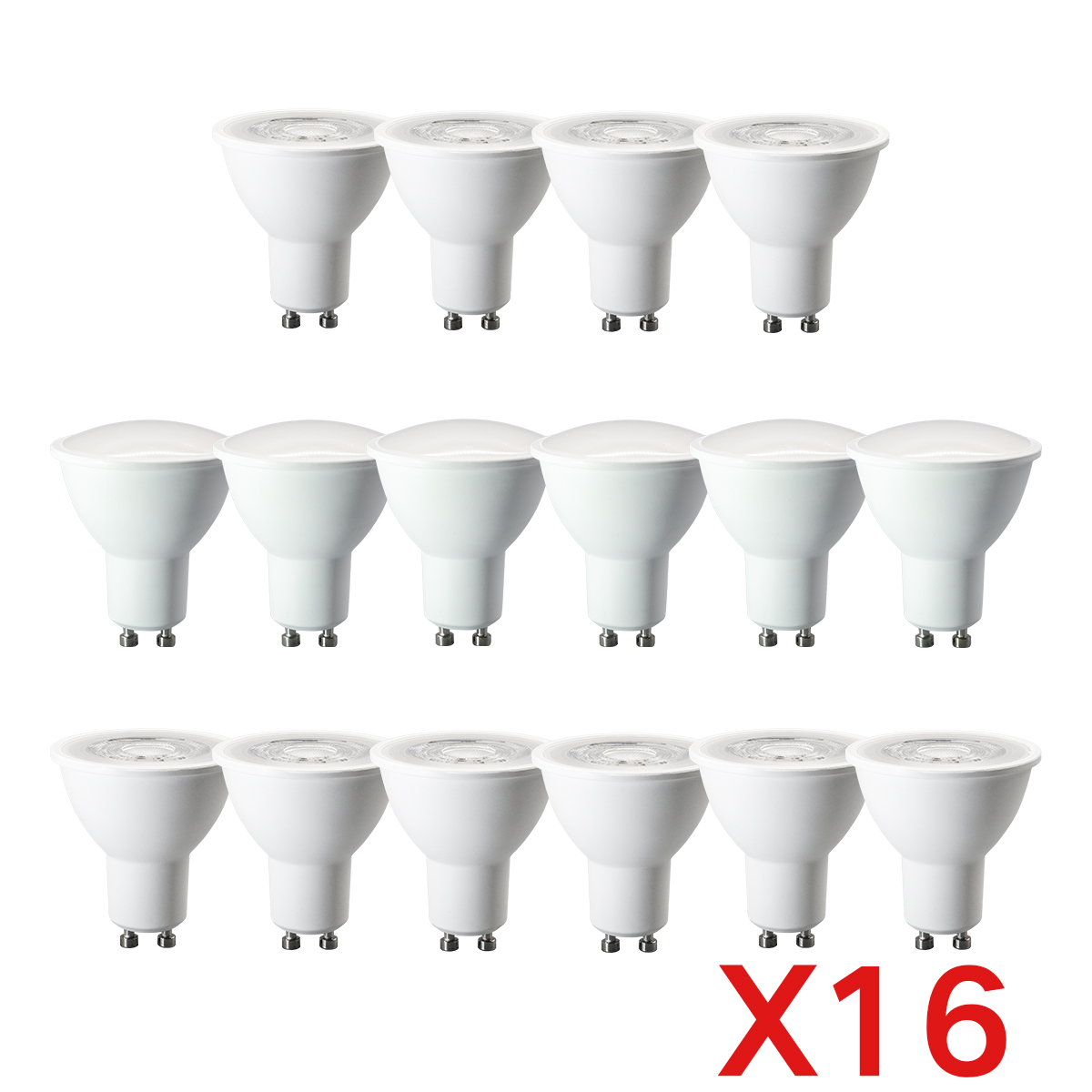 16PCS LED Spot Light Bulb GU10 Lamps AC 220V 3W 5W 6W 7W 8W 9W LED No Flicker Natural White Lighting 3000K 6000K for Home derec