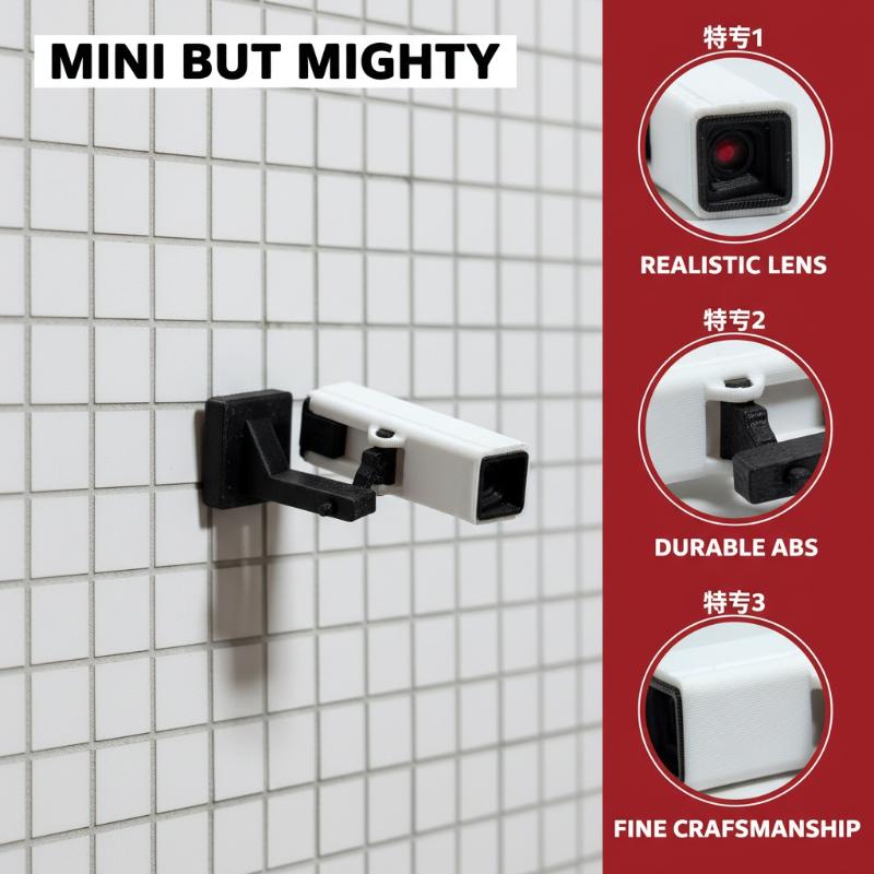 1/2 piece 1/12 mini landscape decoration mini monitoring camera model doll house game scene decoration