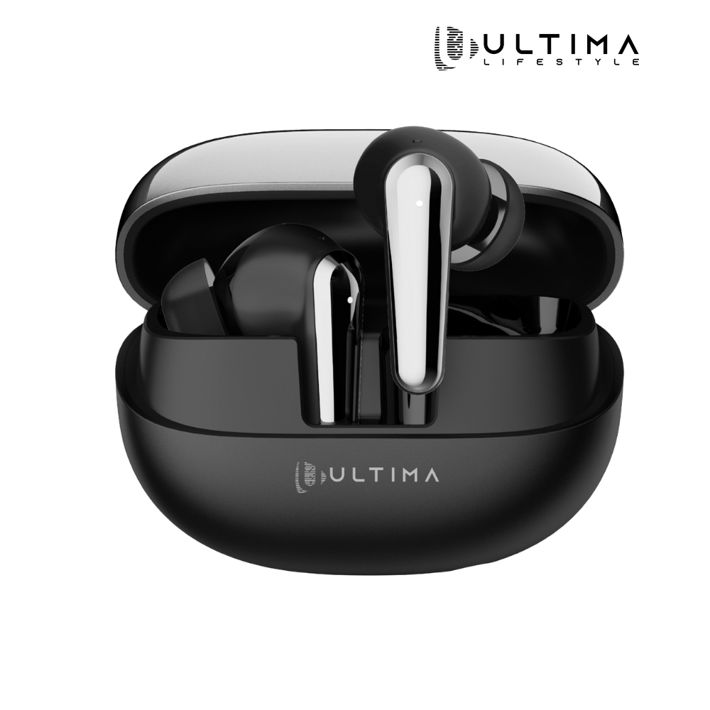 Ultima Prime 1.0 ANC Earbuds with App Support | 60Hrs Playtime | Dual Pairing | EQ Modes | Supreme Sound | 4Mics Al ENC | Game Mode(40ms) | Elegant Appeal | Premium wireless earbuds