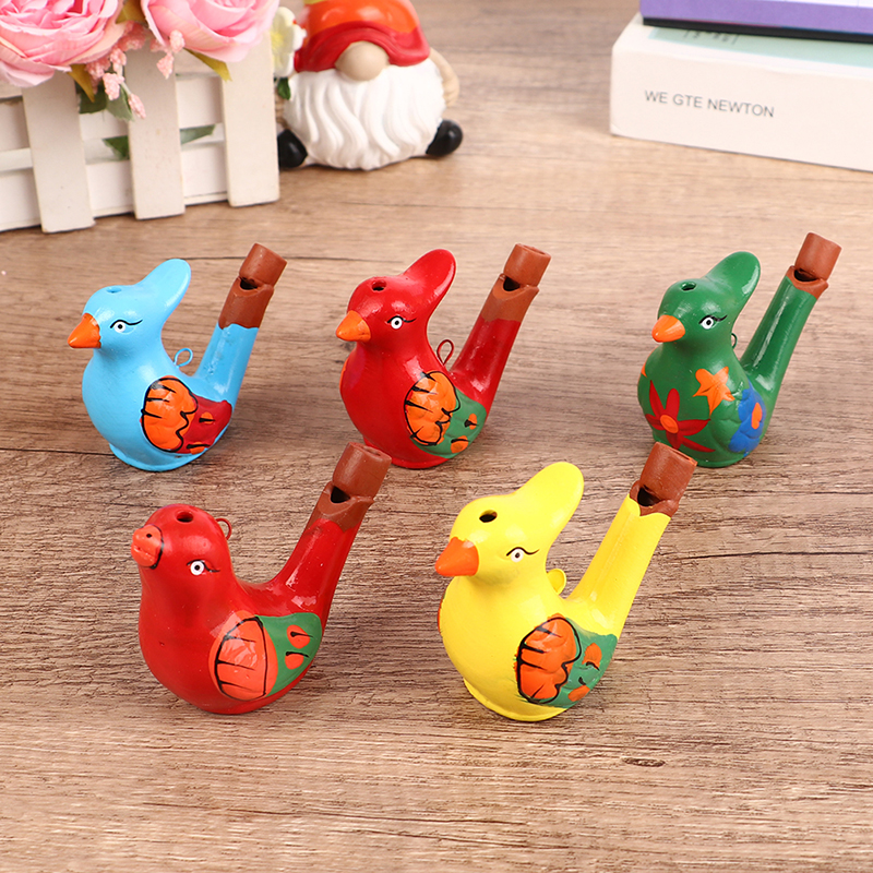 1pc Musical Instrument Drawing Water Bird Whistle Bathtime Musical Toy for Kid Early Learning Educational Children Toy