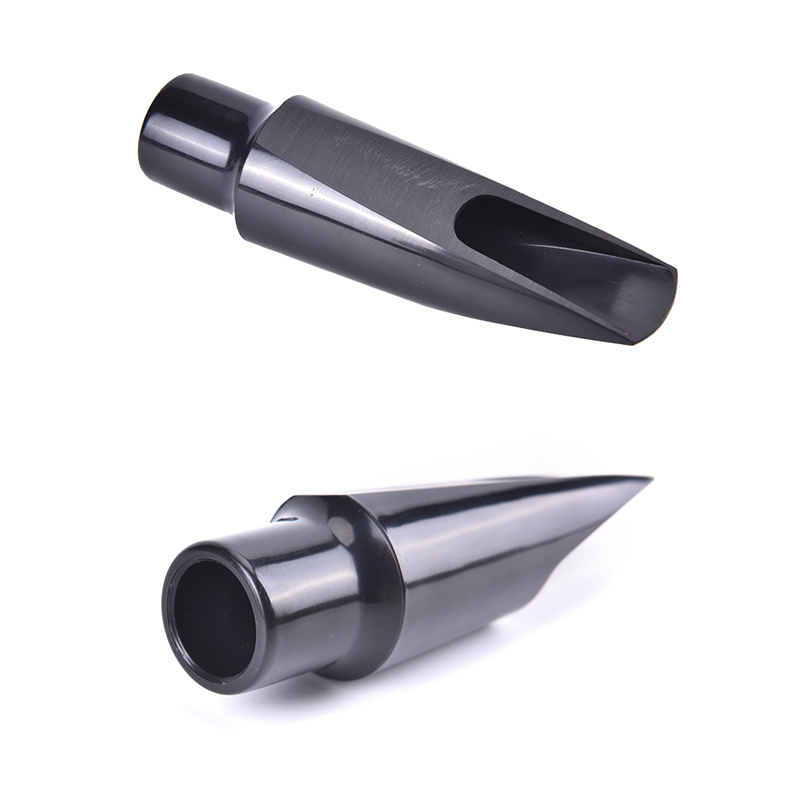 1Pcs Alto Saxophone Mouthpiece ABS Plastic Black Sax Replacement Accessories For Professional Beginners No Chips Bite Marks P