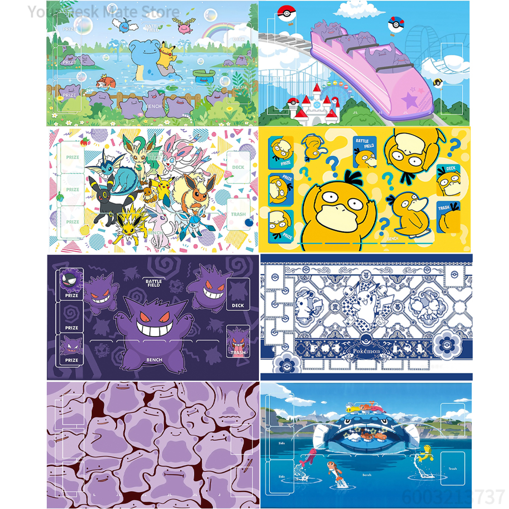 Pokemon Lillie Cosmog Anime Girl Extended Gaming Mouse Pad Anti-Slip Stain Resistant Desk Mat for TCG