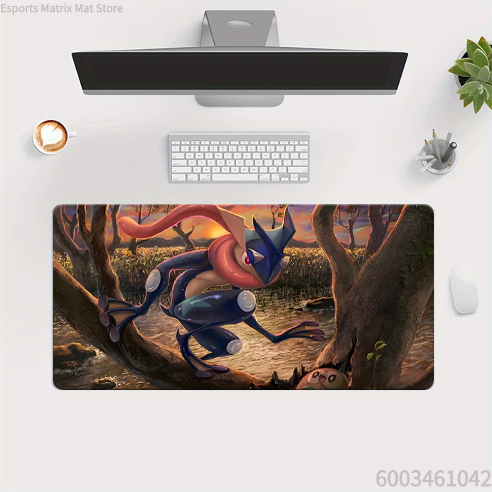 Pokemon Latias and Tynamo Sky Ocean Anime Extended Gaming Mouse Pad Large Desk Mat for PC Laptop