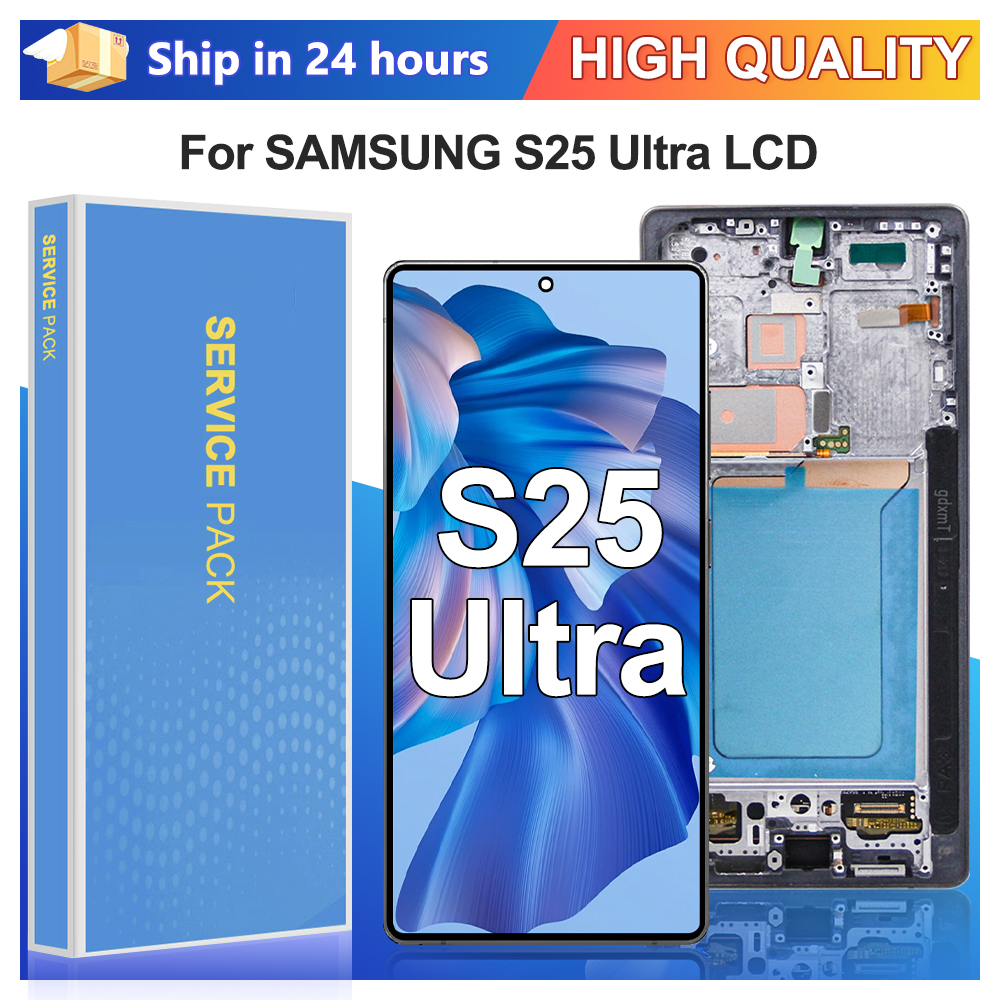 AMOLED For Samsung Galaxy S25 Ultra SM-S938B SM-S938U LCD Display Touch Screen Digitizer For Samsung S25Ultra Replacement