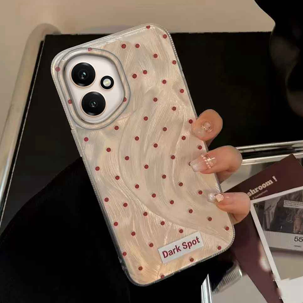 Red Cirular Dots Fashion Phone Case For HONOR 400 200 90 Smart Pro Magic7 6 5 70 Lite X9a X9c X9b X8a X8b X8c X6c X7b X7c Cover