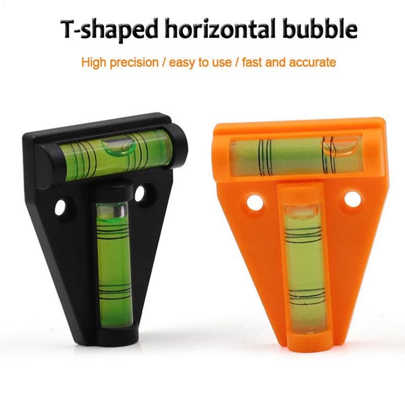hot sale Mini T Type Spirit Level Measurement Instrument Triangular Level T-type calibrator Spirit Bubble Shell Measuring Tools