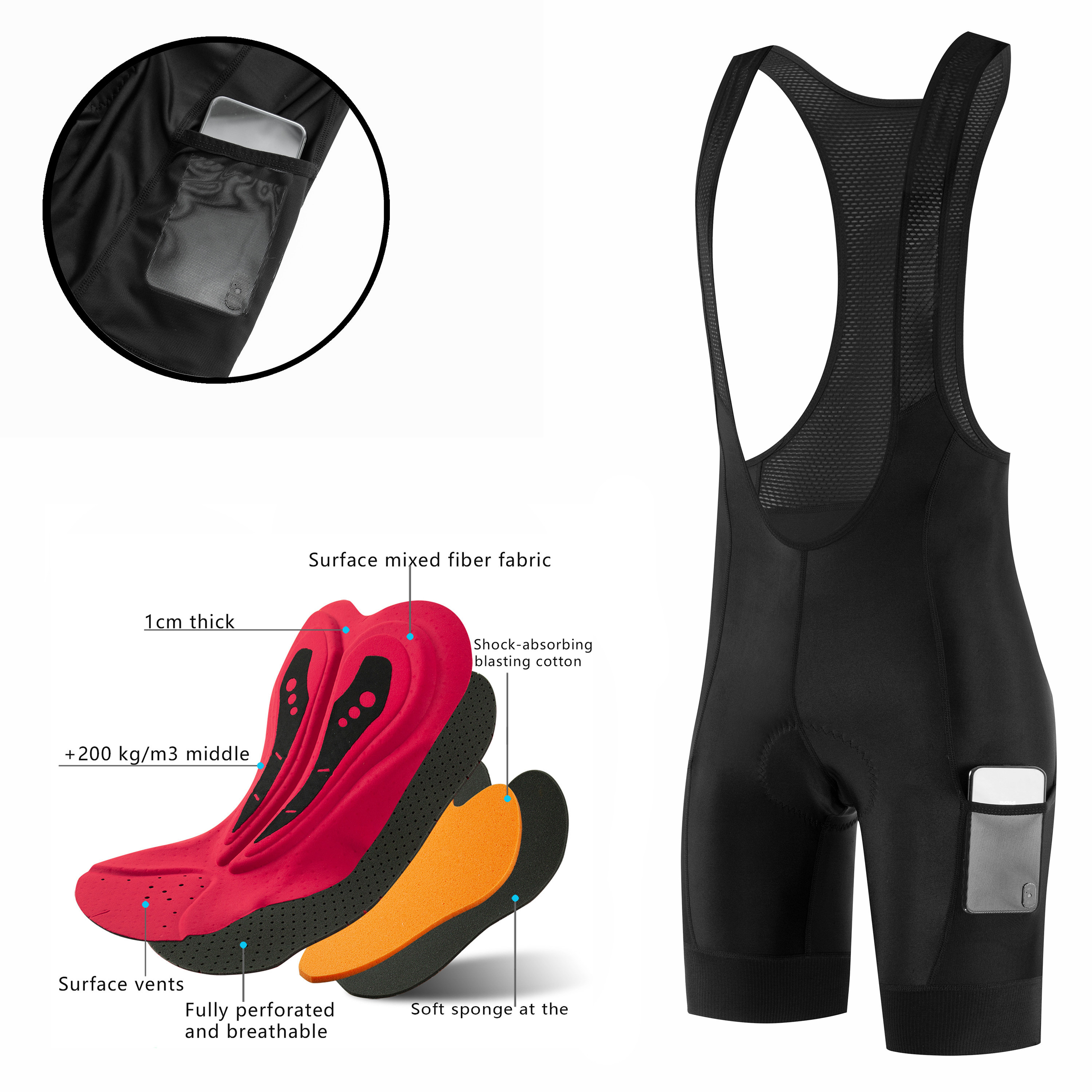 New Pro Team Cycling Bib Shorts Summer Breathable Quick Dry Mountain Road Biking Men Professional Sponge Pad Bicycle Clothes