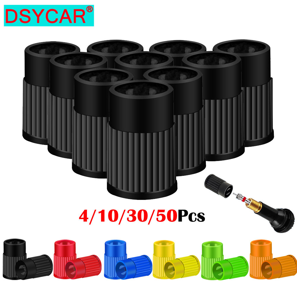 Tire Stem Valve Caps with Valve Core Remover Tool Plastic Dust Caps Universal for Cars, Bike and Bicycle, Trucks, Motorcycles