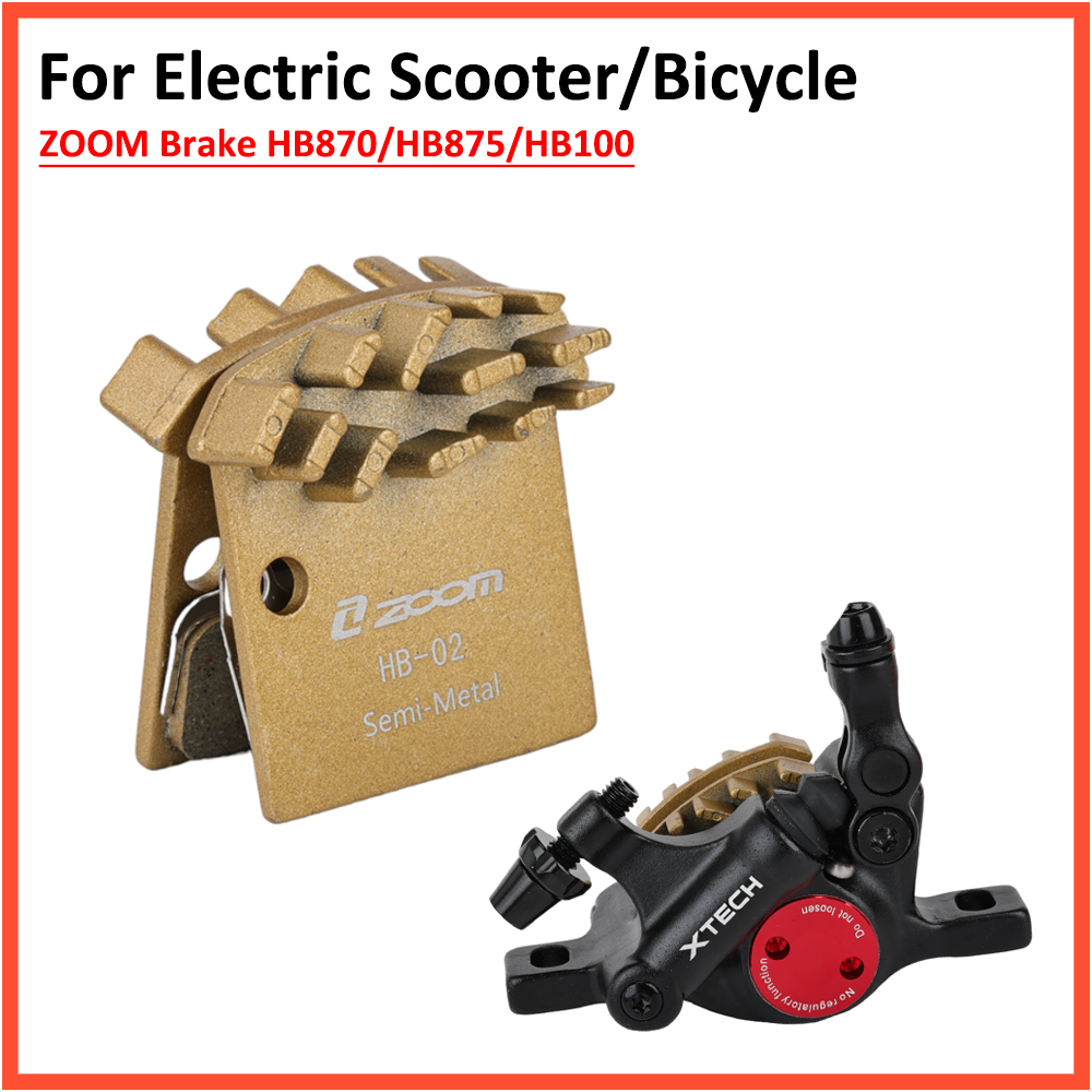 ZOOM MTB Bicycle Disc Brake Pads For ZOOM DB325 HB875 HB100 MTB Mechanical Hydraulic Disc Brake Pad Semi Metal Pads