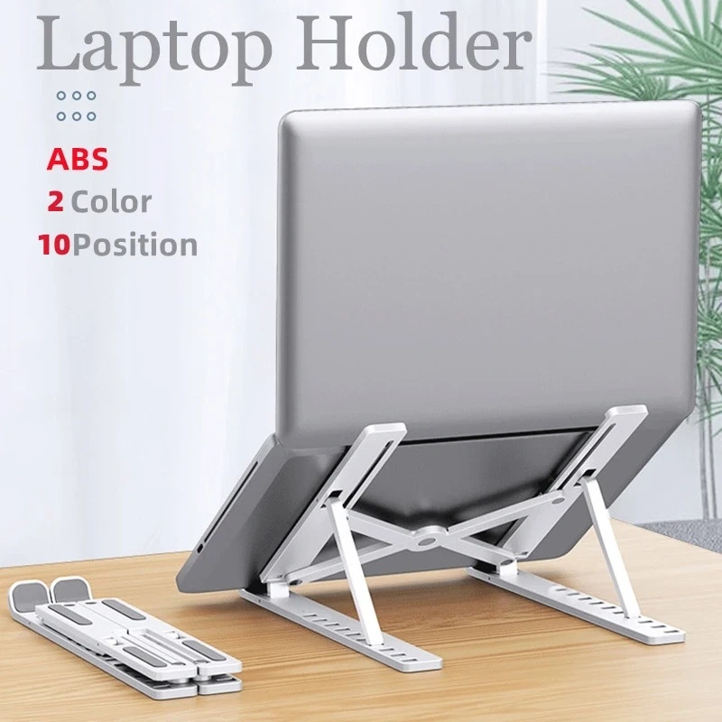 Foldable Laptop Holder Ten-level Adjustment Desktop Stand Portable Notebook Bracket Support For Macbook Huawei Xiaomi 15 Samsung