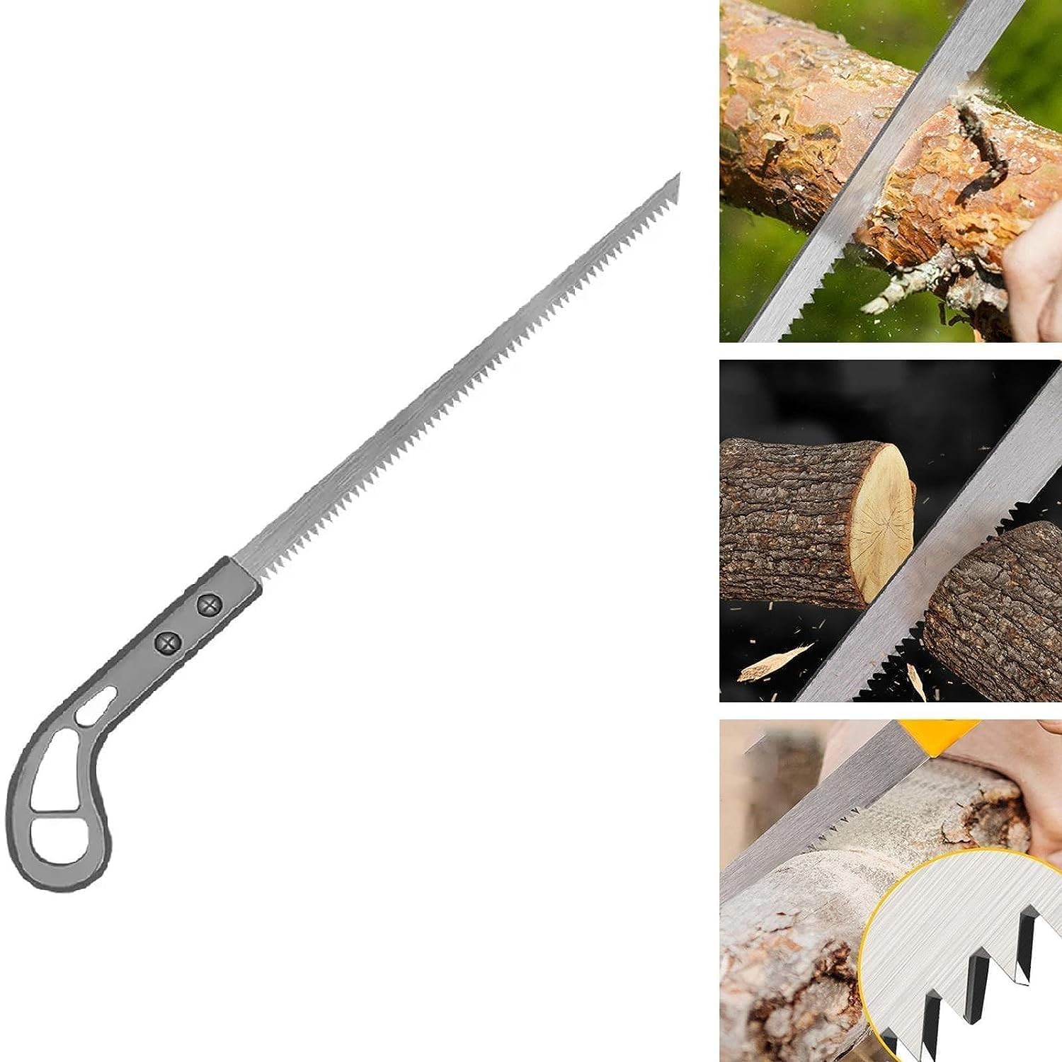 Portable Blade Hand Saw - Mini Wall Panel Rugged Woodworking Small Cutter tool Best For Camping , Gardening , Hunting | Cutting Wood , Pvc , Bone , Non-Slip Handle Design By PG Store