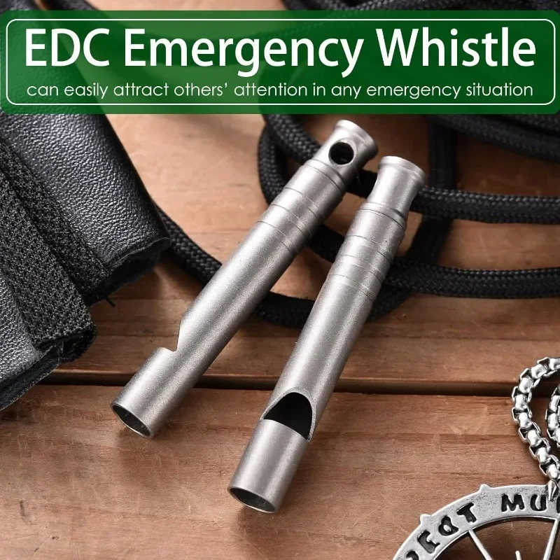 Outdoor Emergency Whistle Survival Safety MINI Whistle Whistle Necklace Hiking Camping Trip Explore Survival