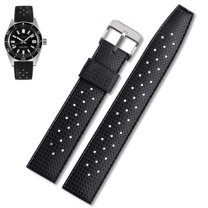 20mm 22mm Tropic Strap for /New Diving Waterproof Smart Watch Sport Wristband for Watch 42 46mm