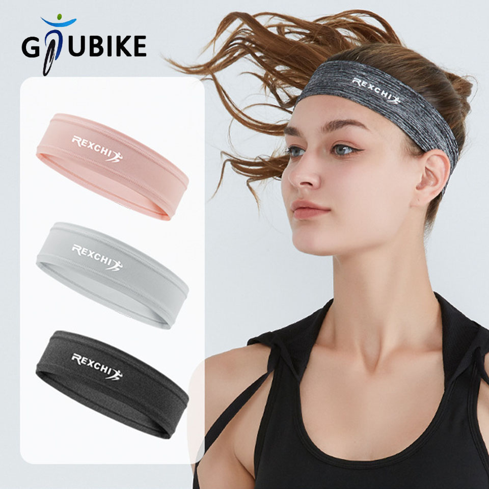 GTUBIKE 1PCS NEW Sweatband Moisture-Wicking Breathable Men Women Sports Elastic Headband for Fitness gym Running basketball