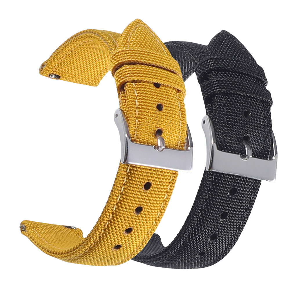 Vintage Classic Stitched Leather Watchbands Quick Release 18mm 19mm 20mm 21mm 22mm 23mm 24mm Retro Leather Durable Watch Strap