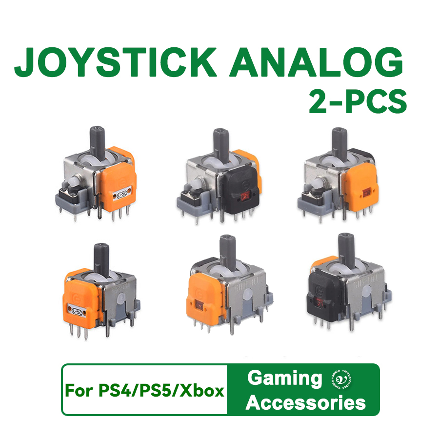 2-PCS Analogue Hall Effect Joystick Module with 3D Sensor, PS5 Controller Accessories, Joystick Compatible with PS5/PS4/Xbox