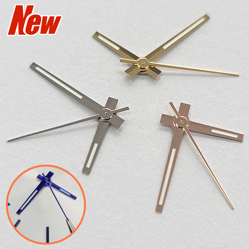 NH35 Hands 8mm 12mm 12.5mm Watch Hands Blue Green Luminous Watch Pointers for Oyster Style NH70/NH36/4R/7S Movement Accessories
