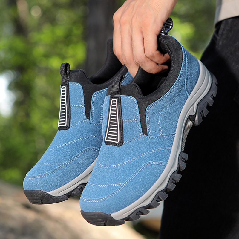 Men's hiking shoes non-slip casual sports shoes wear-resistant Outdoor man shoes fashion comfortable flat walking shoes