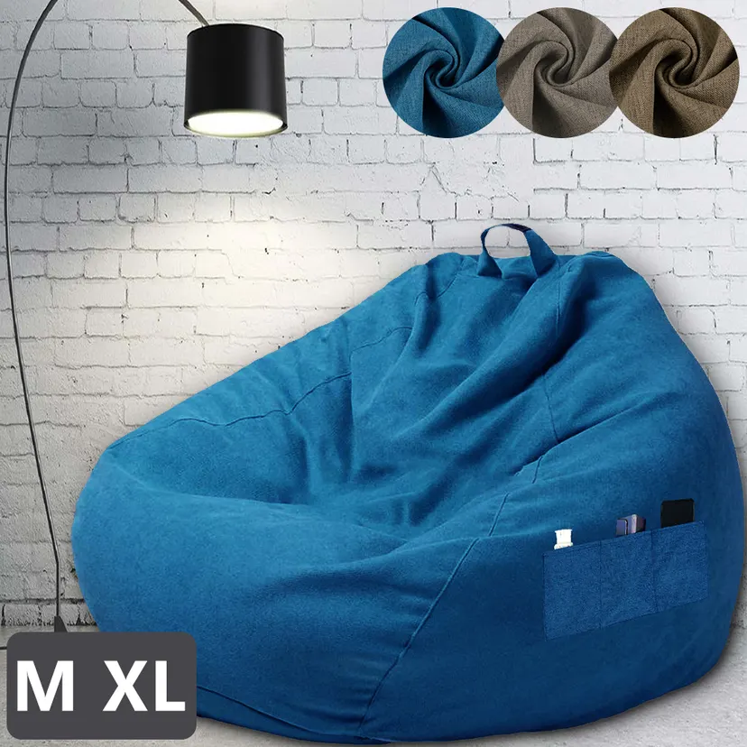 1/2PCS Sofas Cover Removable Lazy Sofa Inner Liner Anti-fouling Replacement Bean Bag Inner Liner for Home and Outdoor