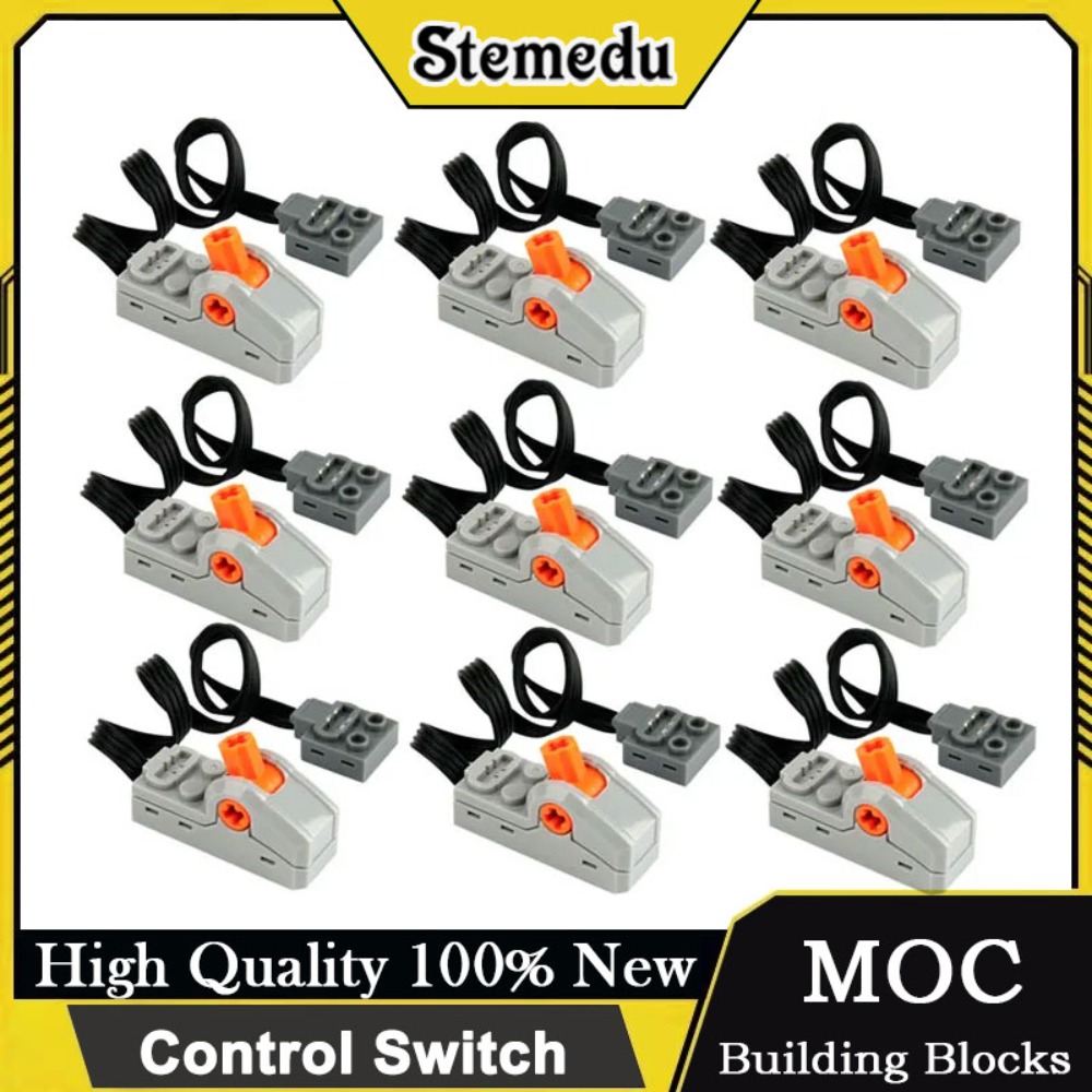 Technical Power Fucntions Parts Polarity Current Control Switch 8869 for MOC Building Blocks For LED power strip Motor