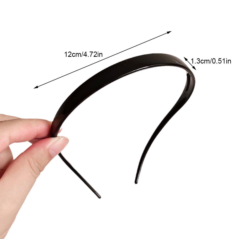 1Pcs New Trendy Sunglasses Frame Shape Plastic Matte Hairbands For Women Toothed Headband Anti-slip Hair Hoop Hair Accessories